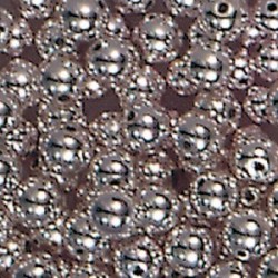 Perles Argentées Galvanisées Plastiques 10 mm (sachets de 10 pièces)