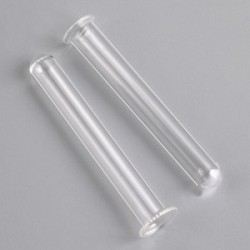 Soliflore, Tube en verre transparent (vendu par lot de 2)
