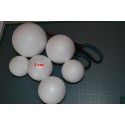 Boule polystyrène  (frigolite), légère et polyvalente (7 cm) vendue à l'unité