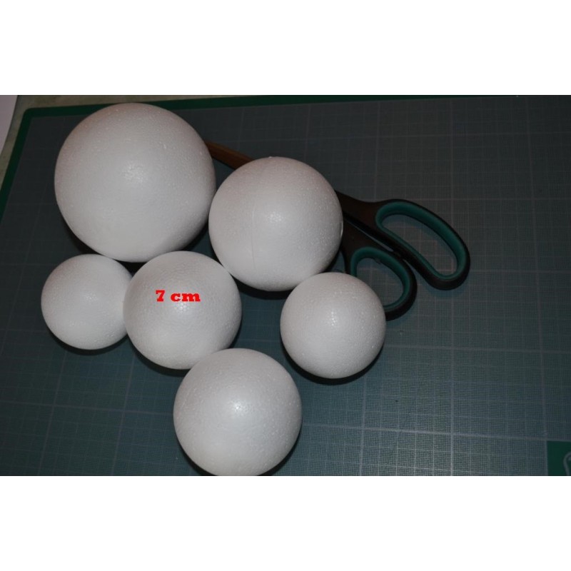 100 Boules En Polystyrène 5 Cm - Blanc, Surface Lisse, Pour Bricolage, Décorations Noël, Projets Créatifs