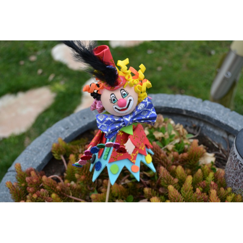 Patron - Gabarit pour Création Mini Fofucha Clown DIY Silence Elle Crée Patron - Gabarit pour Création Mini Fofucha Clown DIY Silence Elle Crée