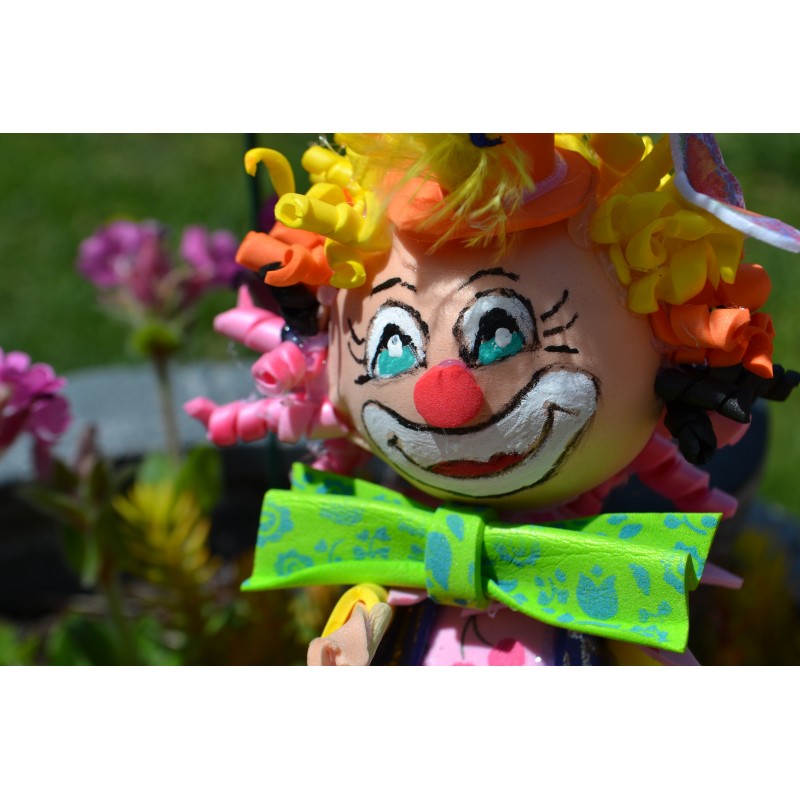 Patron - Gabarit pour Création Mini Fofucha Clown DIY Silence Elle Crée Patron - Gabarit pour Création Mini Fofucha Clown DIY Silence Elle Crée