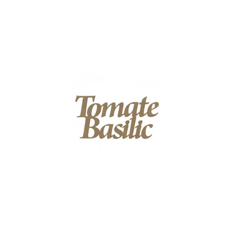 Support Médium "Tomate Basilic" L 58 CM X H 30 CM