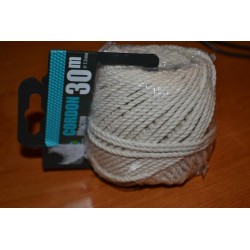 Ficelle cordon en coton naturel 30 m