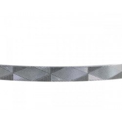 Fil aluminium  Plat Effet Graphique Argenté (5 mm x 3 m)  pour bijoux et accessoires