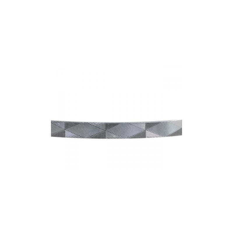 Fil aluminium  Plat Effet Graphique Argenté (5 mm x 3 m)  pour bijoux et accessoires