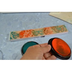 Encre Spéciale Textile coloris Orange    encreur  Ø : 7 cm
