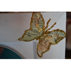 Serviette en papier motifs Feuilles d'Automne  "Mon Herbier"  (vendue à l'unité)