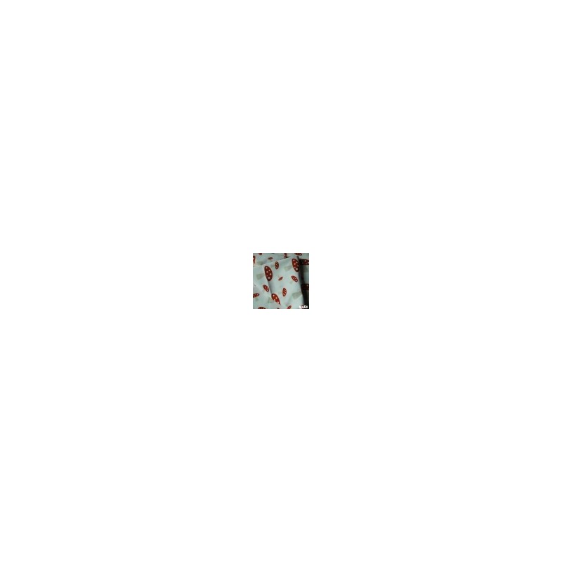 Tissu Coton Bio collection Al&Co "Champignons" 35x50 cm Tissu Coton Bio collection Al&Co "Champignons" 35x50 cm