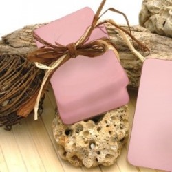 Pain de savon à mouler pour fabrication artisanale pain de  100 gr coloris Vieux rose