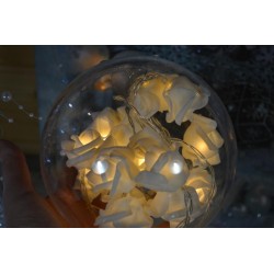 Guirlande à Piles LED "Blanc CHAUD pour luminaire petite décoration