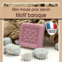 Moule Mini pour fabrication savon avec écriture 100 % naturel