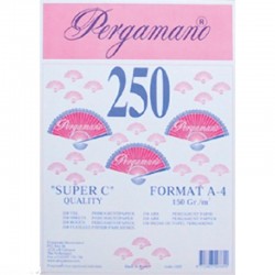 Feuille Parchemin Papier spécial PERGAMANO A4 150 Gr (vendu à l'unité)