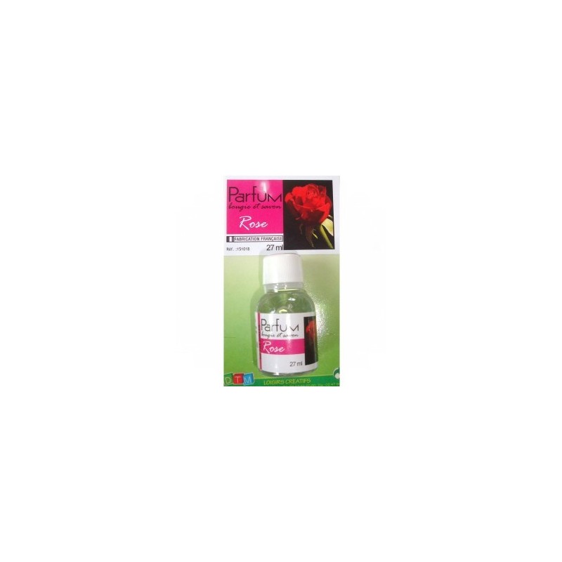 Parfum senteur rose pour Savon, Bougie et plâtre  (27 ml)