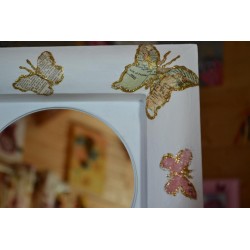 Serviette en papier motifs "Butterfly Poetry"   (vendue à l'unité)  33 x 33cm