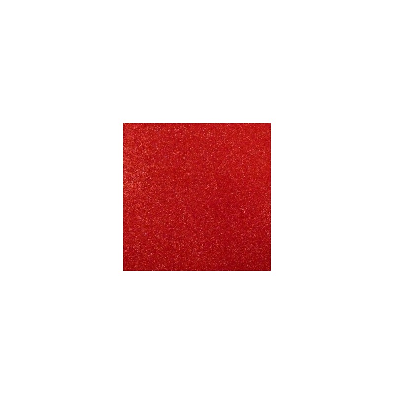 Plaque de Mousse pailletée rouge - Petit Format A4  (20 cm x 30 cm)