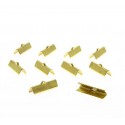 Fermoir Griffe à pincer (clip)  doré (Sachet 10 pièces) 25 mm