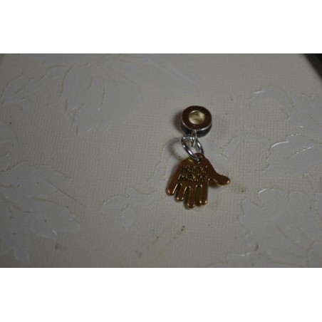 Collier Fantaisie Vintage Métal Avec Breloques - Bijou Rétro Occasion