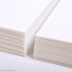 Carton Mousse (carton plume) Clairefontaine A4 Blanc épaisseur 5mm pour Travaux Graphiques & Beaux Arts