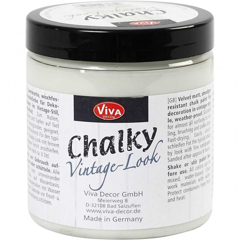 Peinture Effet Craie Chalky "Vintage Look" Coloris Vert 250ml Peinture Effet Craie Chalky "Vintage Look" Coloris Vert 250ml