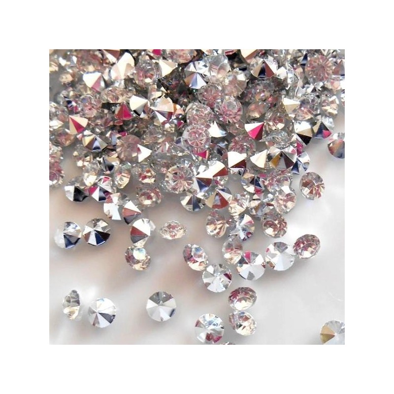 Strass Chatons cristal Argenté 4 mm (Sachet : 20 gr) Strass Chatons cristal Argenté 4 mm (Sachet : 20 gr)