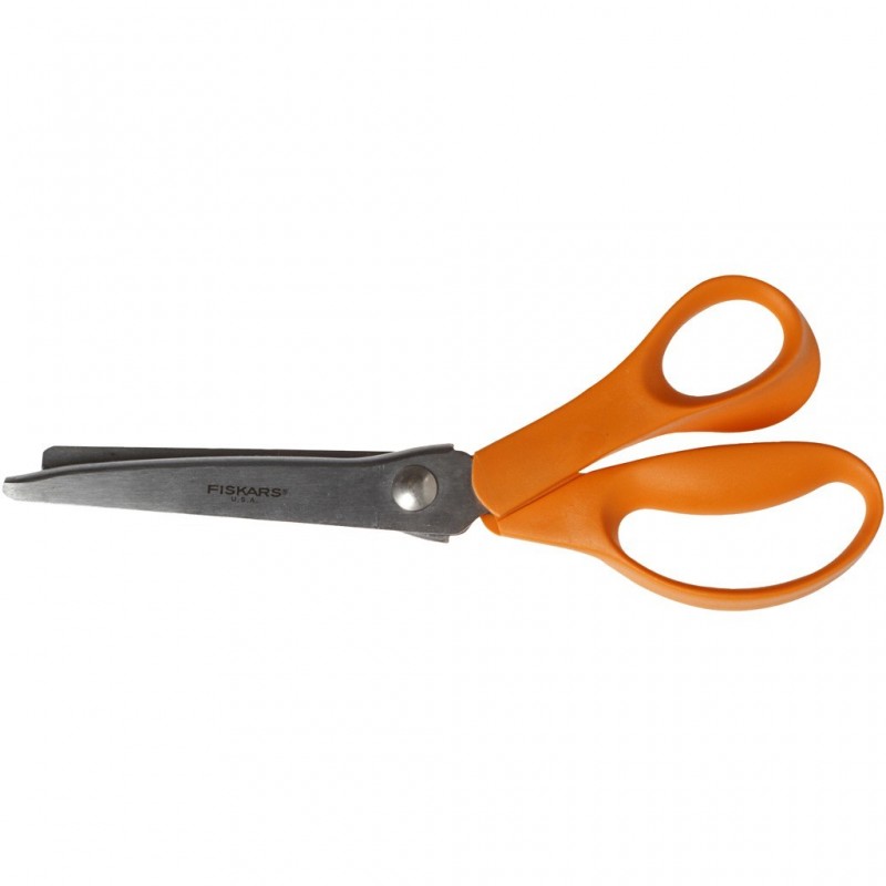 Paire De Ciseaux Cranteur Sp Cial Tissu Qualit Fiskars Pour Droitier Haut De Gamme De Le