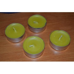 Bougies chauffe-plats parfumées thé citron (lot de 4)