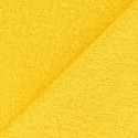 Tissu éponge  jaune 100% coton Label OEKO-TEX