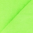 Tissu éponge OEKO-TEX vert anis (l: 150 cm vendu par 10 cm) 100% coton