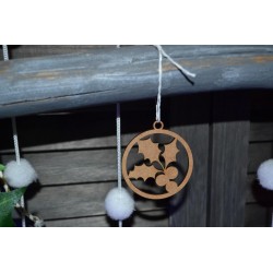 Support à décorer en bois  léger MDF,  Boules ajourées  (A suspendre ou à poser)  Modèle  50 mm, 8 pièce 4 motifsx2