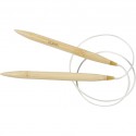 Aiguilles à tricoter circulaires Bambou dimension 10 , L: 8 cm, 1pièce