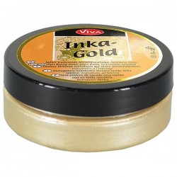 Inka-Gold Peinture coloris Argenté antique OldSilver  pour multi-supports, Nouveauté 2018 !