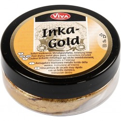 Inka-Gold Peinture coloris  or Gold pour multi-supports, Nouveauté 2018 !
