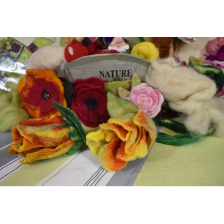 25 Couleurs 2 Grammes Laine Cardée, LINTRA Laine à Feutrer