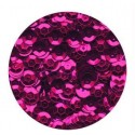 Sequins paillettes 6 mm rose lilas métallisé  (vendue sachet de 5 gr, +/- 500)