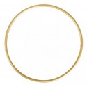 Anneau Métallique couronne cercle d. 20 cm doré vieilli