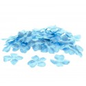 Fleurs en papier bleues, 50 pièces, D. 3.2cm, Embellissement