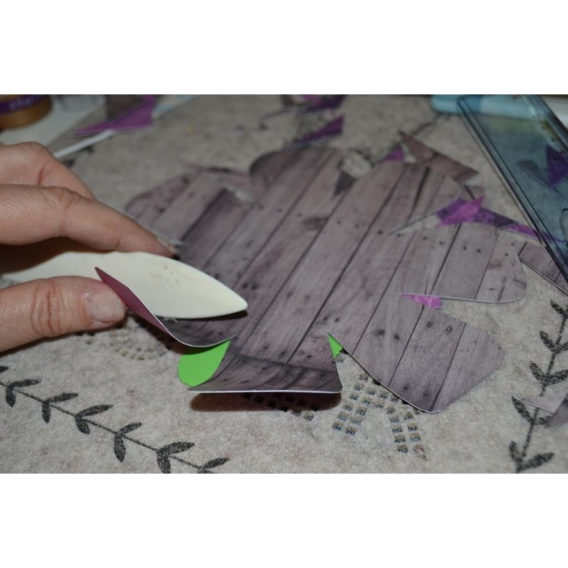 Kit 5 Outils De Pliage Papier – Plioirs En Plastique Pour Scrapbooking, Origami – Portable Et Léger - 5
