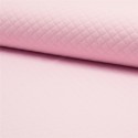 Tissu matelassé jersey rose vendu par 0,50 cm, largeur : 140 cm