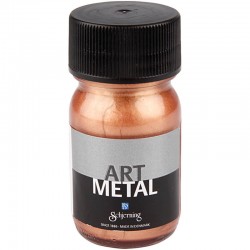 peinture art métal, coloris : or cuivre,  Contenance  :  pot 30 ml