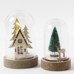 Miniatures figurines en bois prédécoupé LE PERE NOEL avec décor