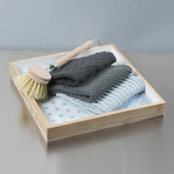 Aiguilles à tricoter en Bambou, 3 , L: 35 cm, 1paire