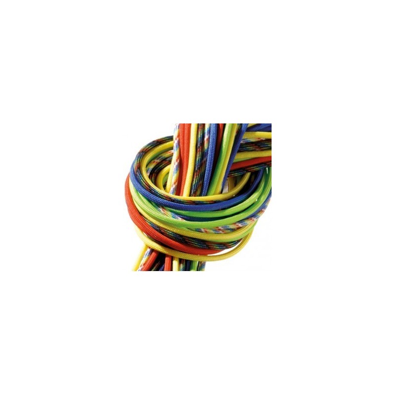 Punchy, Paracord  Assortiments de 6 Cordes multicolores, 4mm x 2,6 m