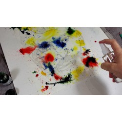 Peinture Aquarelle transparente liquide Art Aqua Pigment, jaune, 30ml