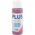 Peinture Acrylique Plus Color, Red Plum, aubergine, 60 ml, couvrante, 1 Flacon