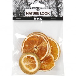 Tranches d'oranges Naturelles  Séchées, 40-60 mm, 5 Pièces, 1 sachet
