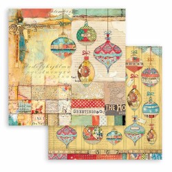 Bloc Set de Scrapbooking Christmas Patchwork Stamperia 20x20cm