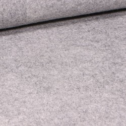 Tissu Feutrine, Laize 180 cm, coloris Gris chiné - Par 10 cm