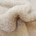 Tissu Fausse fourrure mouton Beige - Par 10cm