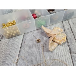 Perles Dorées Galvanisées Plastiques 10 mm (sachets 10 pièces)